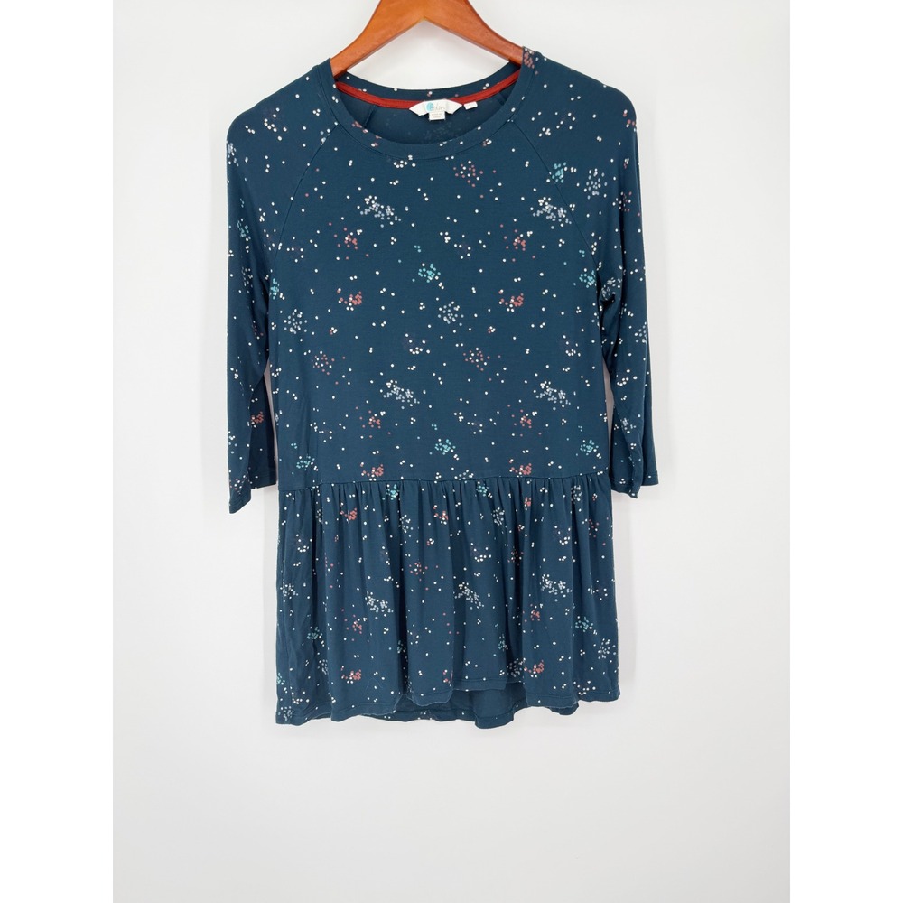 Boden Womens Katrina Top Small Cottagecore Whimsical Babydoll Peplum Casual Chic